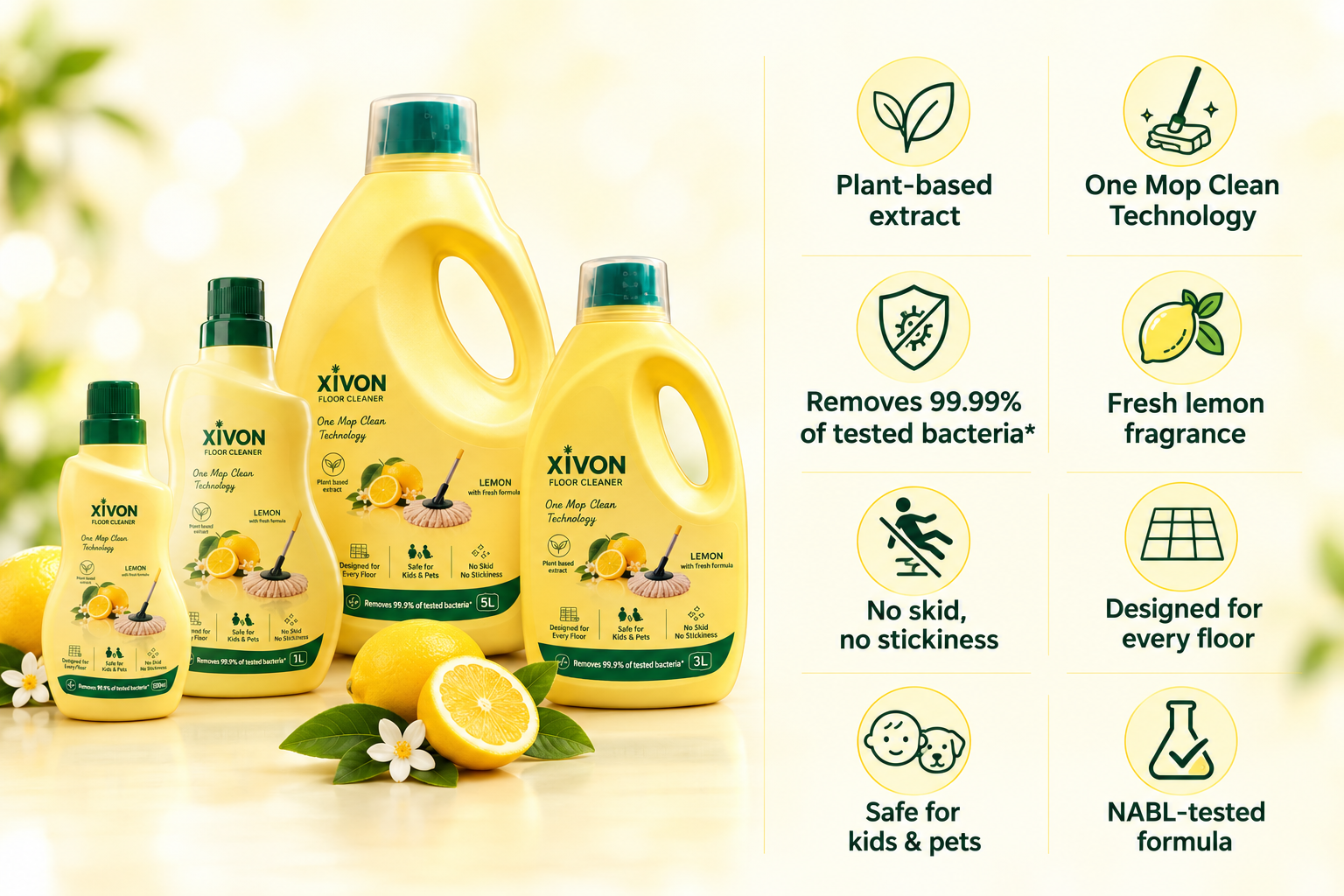 XIVON Kid & Pet Safe Floor Cleaner bottle